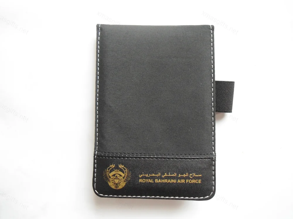 Royal Bahraini Air Force branded ID holder with bilingual Arabic and English text