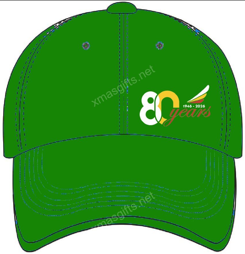 Green cap design artwork