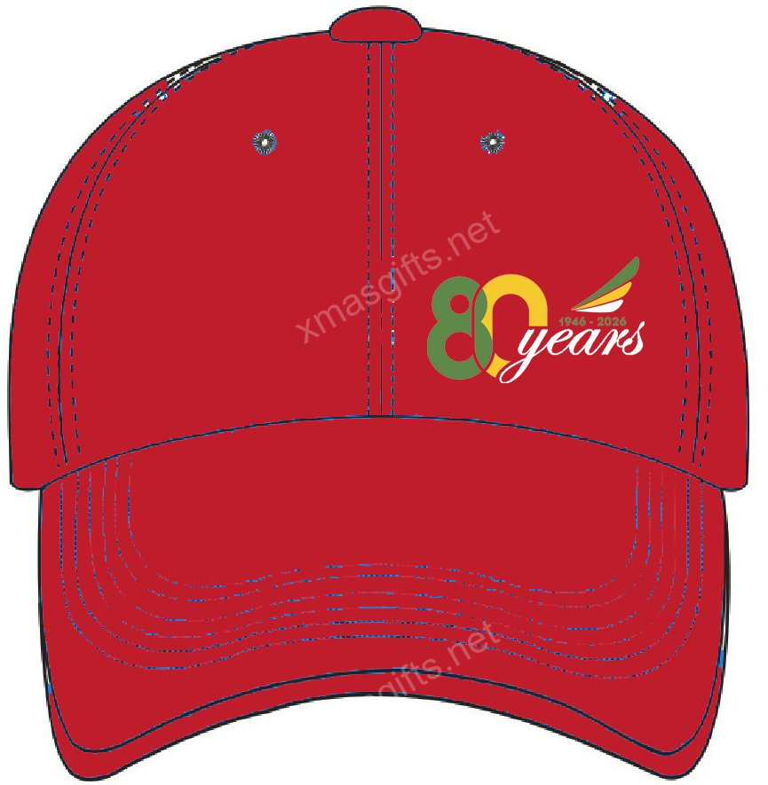 Red cap design artwork