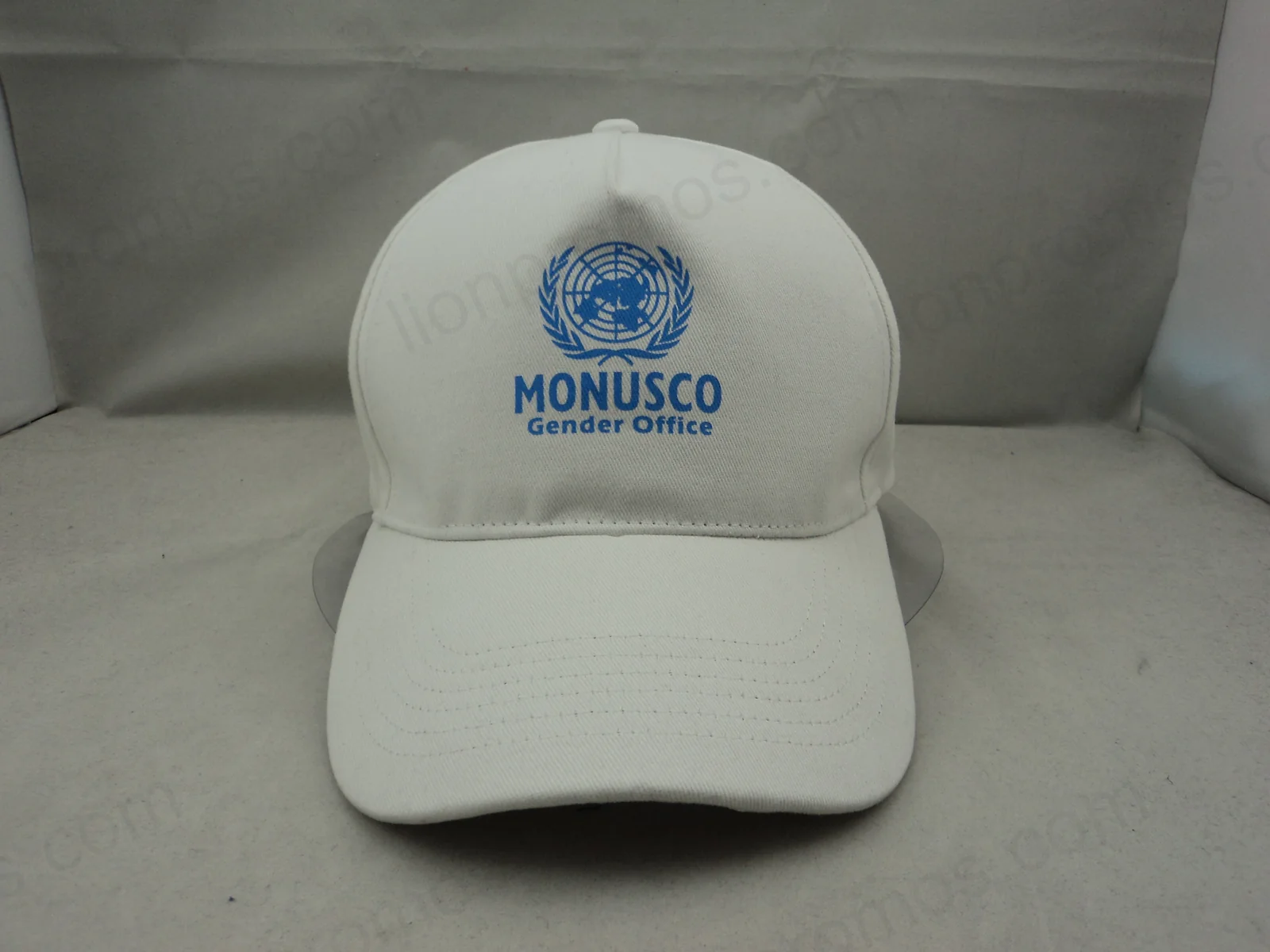 White MONUSCO Gender Office cap