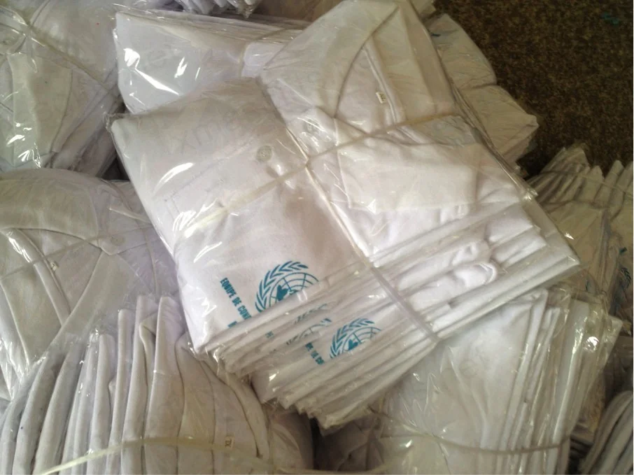 White MONUSCO-CDT polo shirt