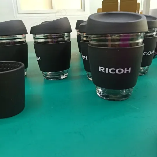 Glass coffee cup