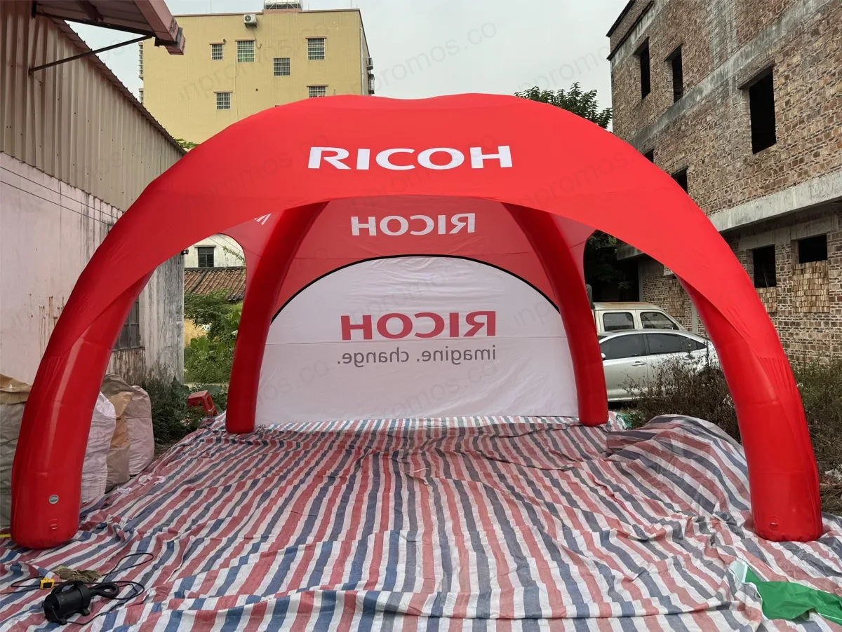 Inflatable event tent