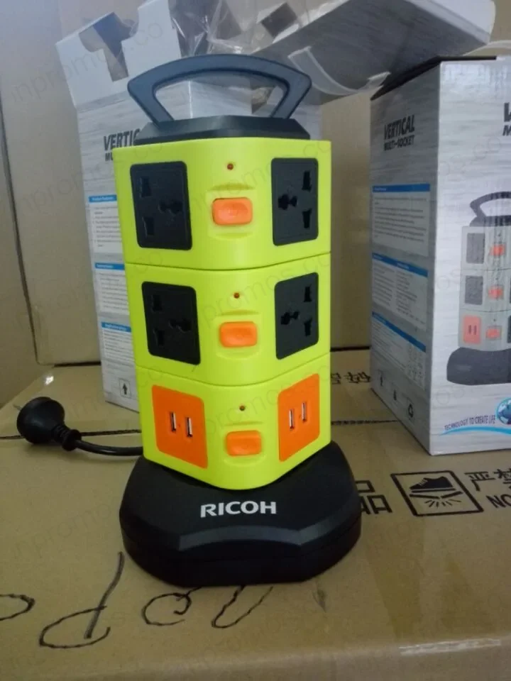 Multi-socket tower power strip