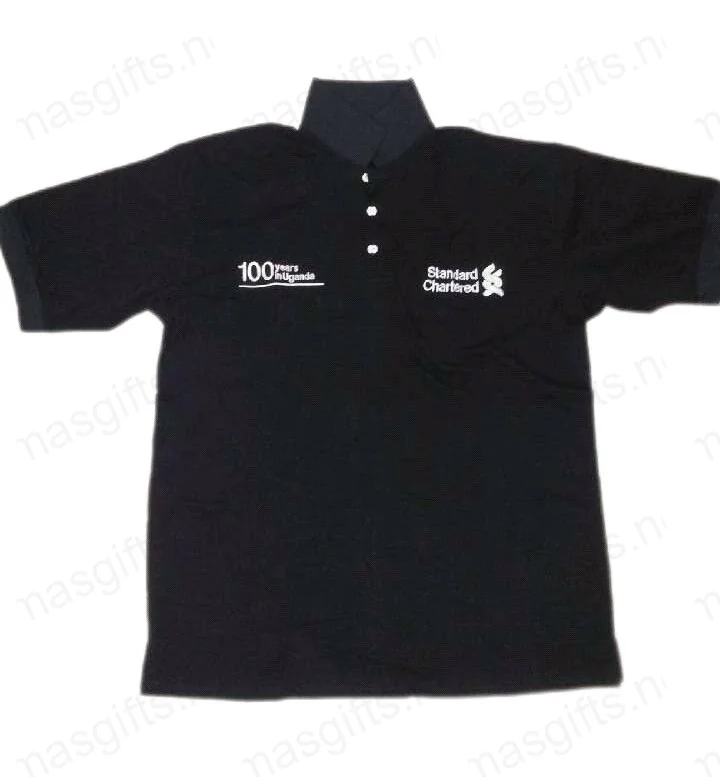 Standard Chartered branded cotton polo shirt