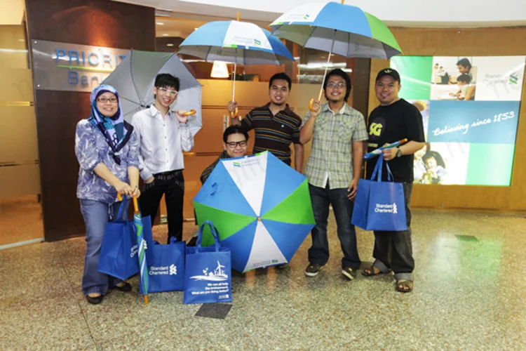 Standard Chartered branded gift assortment